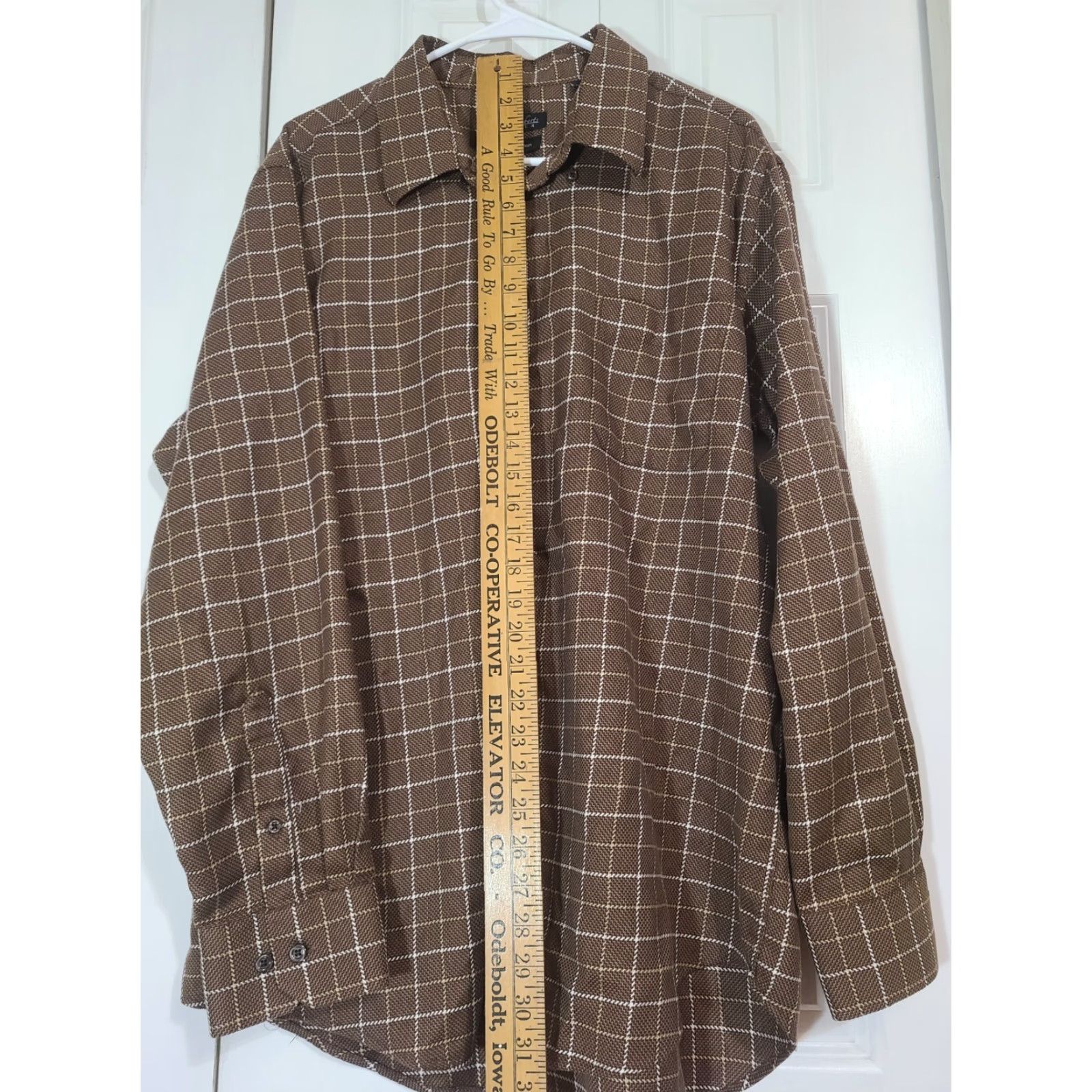 Greats Mens Kenneth Roberts Platinum Long Sleeve Brown Plaid XL Shirt Mens Kenneth Roberts Platinum Long Sleeve Brown Plaid XL Shirt Size US XL / EU 56 / 4 - 6 Thumbnail