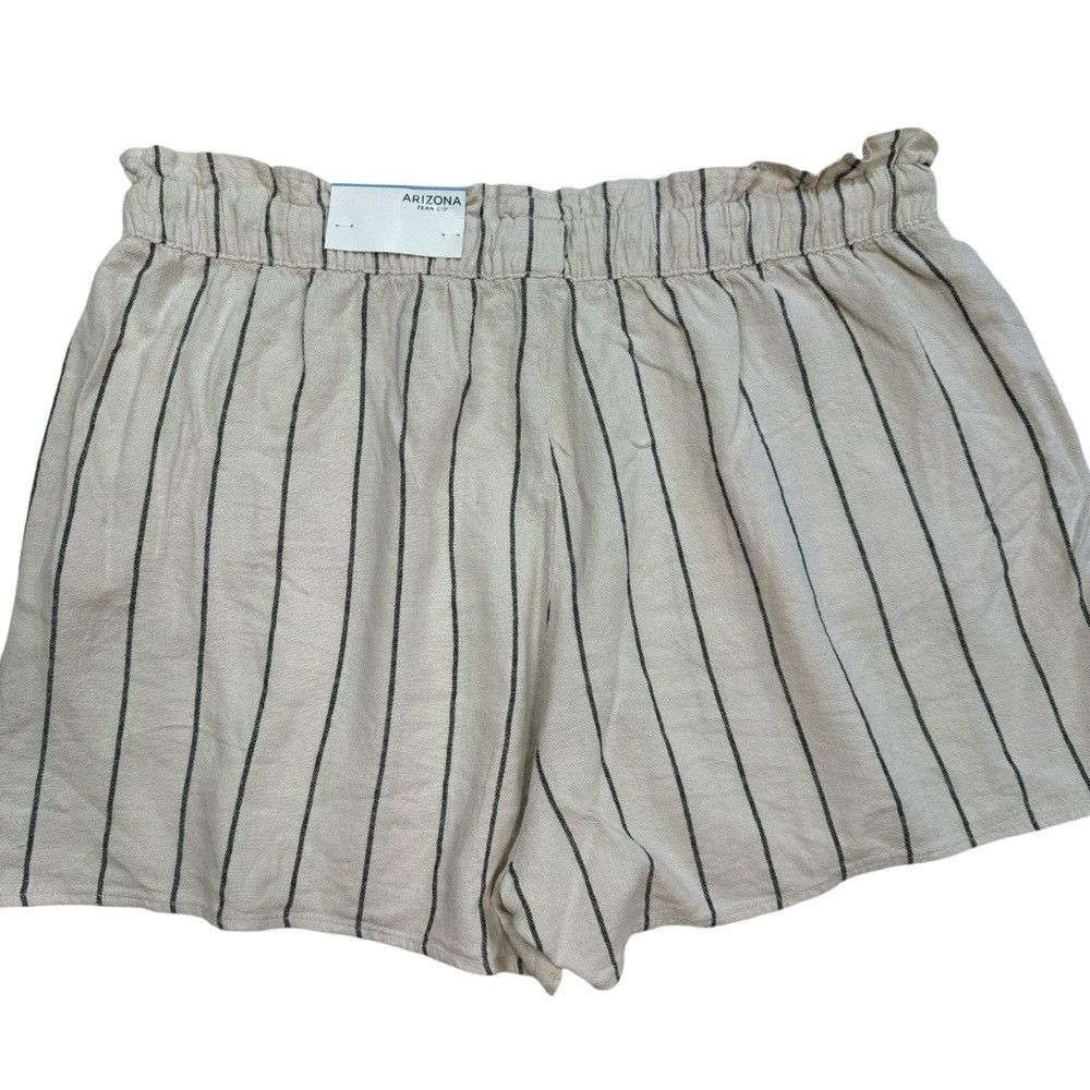 Arizona Jean Co. NWT New Arizona Jean Co Linen Blend Striped Shorts Size XXL Size 42" / US 20 - 2 Thumbnail
