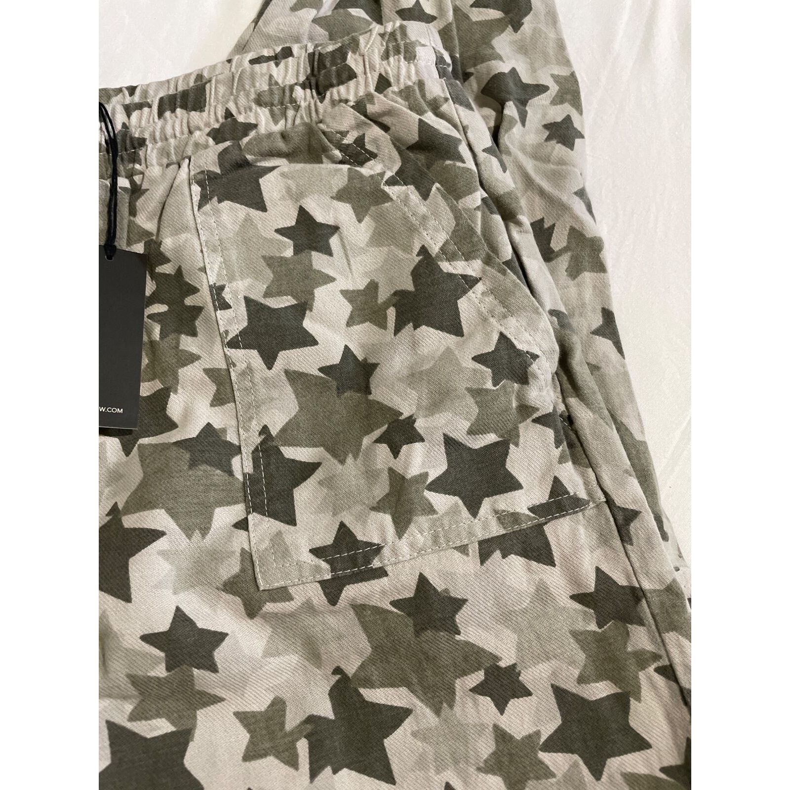 MONROW Monrow · Star Camo Joggers · Size Large · Elastic Waist Size 32" / US 10 / IT 46 - 4 Thumbnail