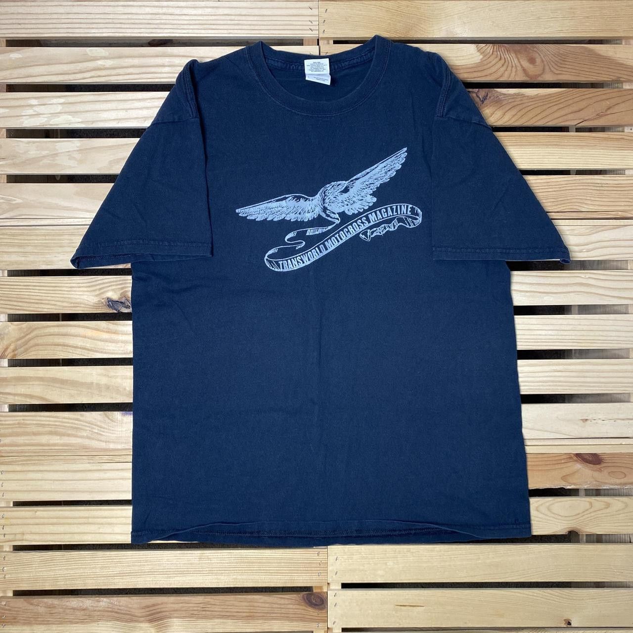 Gildan Transworld Motocross Magazine Black Y2K Tee Size Large Size US L / EU 52-54 / 3 - 1 Thumbnail