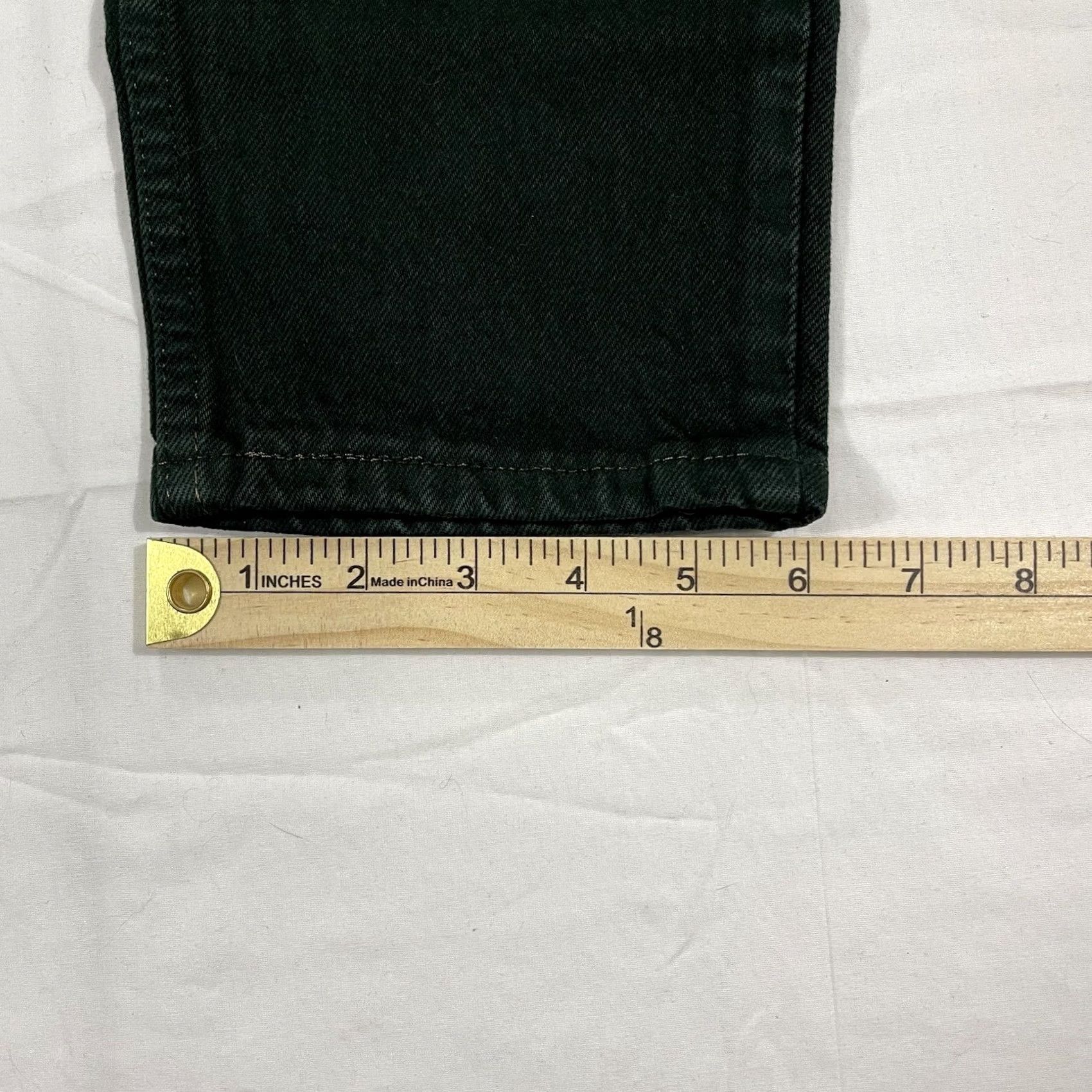 Levi's VINTAGE Levi's Jeans 512 Slim 90s Women Green 11 LONG Denim Cotton High Rise Regular Fit Tapered 100% Cotton 90s Theme Womens Size 32" / US 10 / IT 46 - 4 Thumbnail