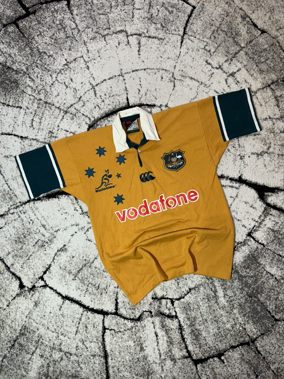 Jerseys Australia | Vintage 1990's All Gold Wallabies Jersey
