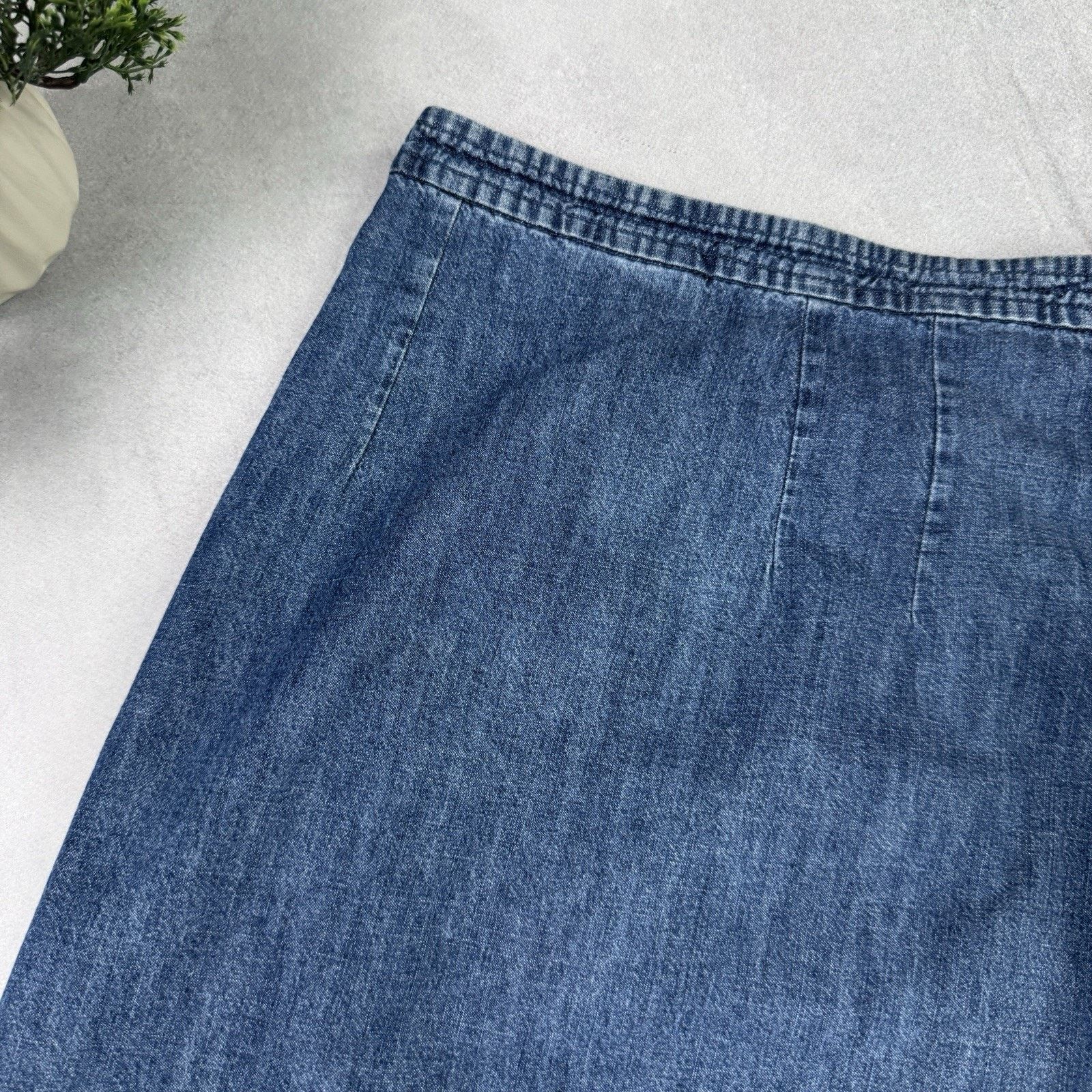 A.P.C. APC Women Denim Skirt Midi Size 38 Blue Jeans Size 27" / US 4 / IT 40 - 16 Thumbnail