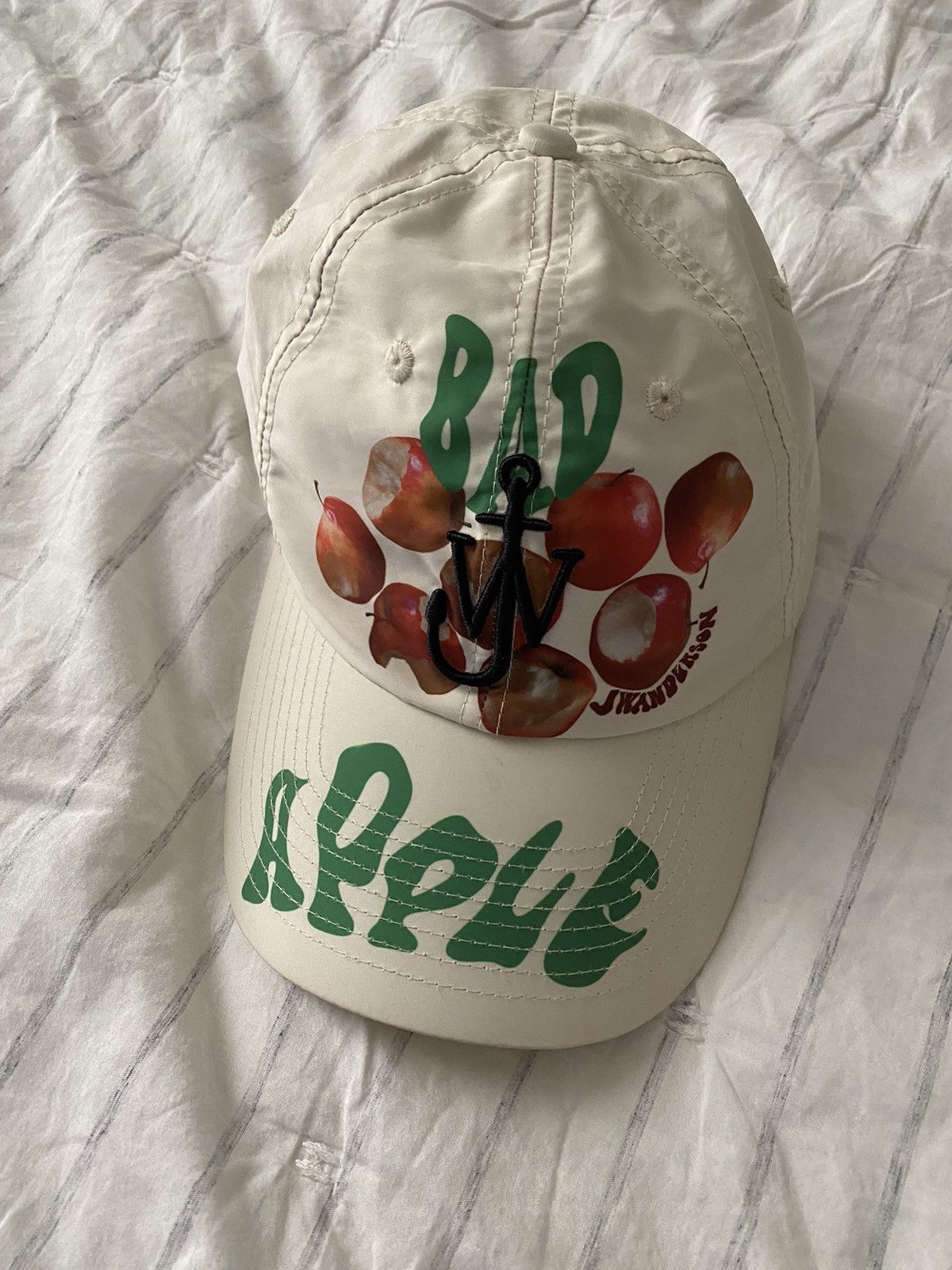 JW Anderson JW Anderson Off White Printed Cap Size ONE SIZE - 2 Thumbnail