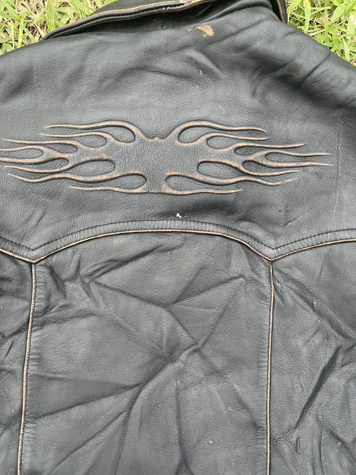 Vintage Vintage Wind Armor Real Leather Jacket Size US L / EU 52-54 / 3 - 7 Thumbnail