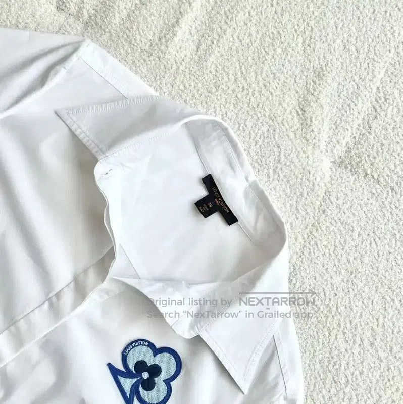 Louis Vuitton Louis Vuitton White Cotton Dress for Women . Size XXS / US 00 / IT 34 - 3 Thumbnail