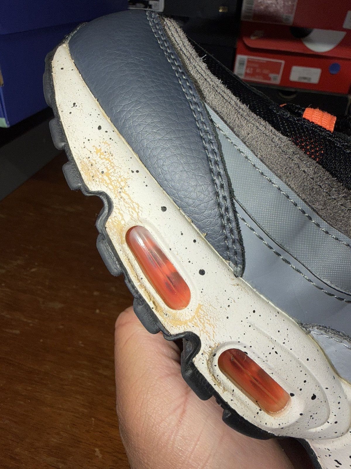 Nike Nike Air Max 95 Black Speckled size 10.5 Size US 10.5 / EU 43-44 - 9 Thumbnail