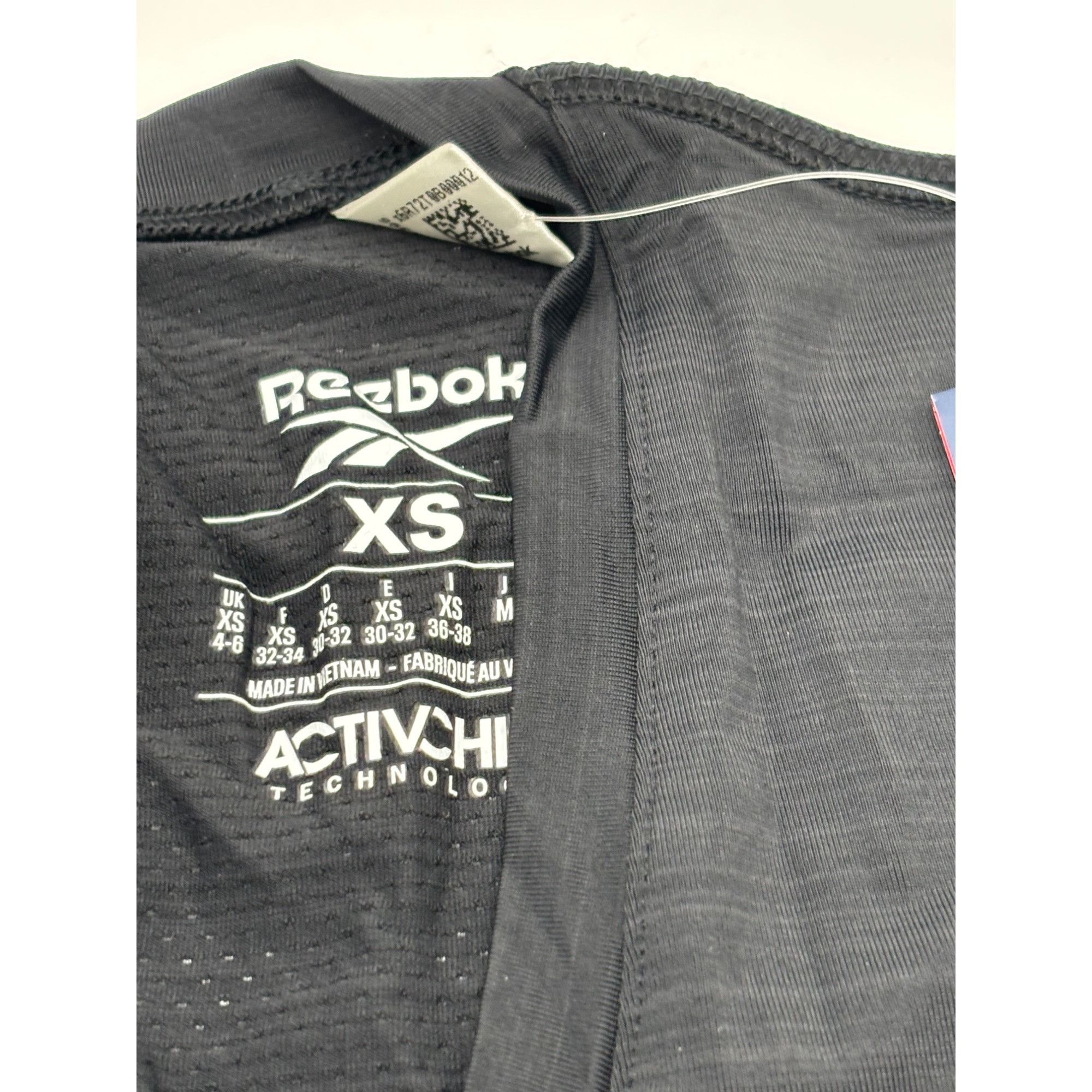 Reebok Reebok Women's Activchill Athletic T-Shirt in Black, Sz. XS Size XS / US 0-2 / IT 36-38 - 6 Thumbnail