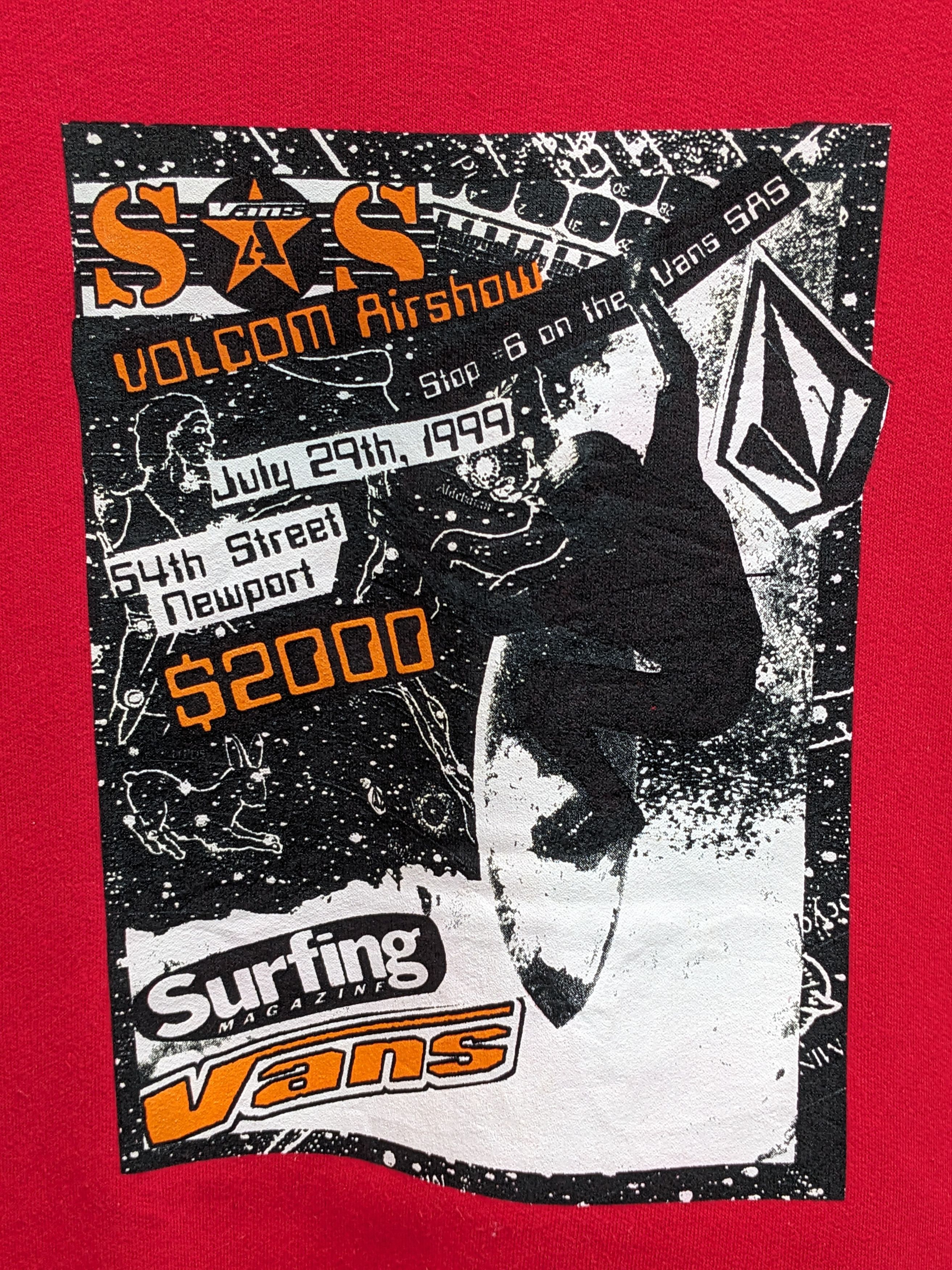 Vans Vintage 90s Vans Volcom Airshow Newport Surfing Magazine Size US M / EU 48-50 / 2 - 3 Thumbnail