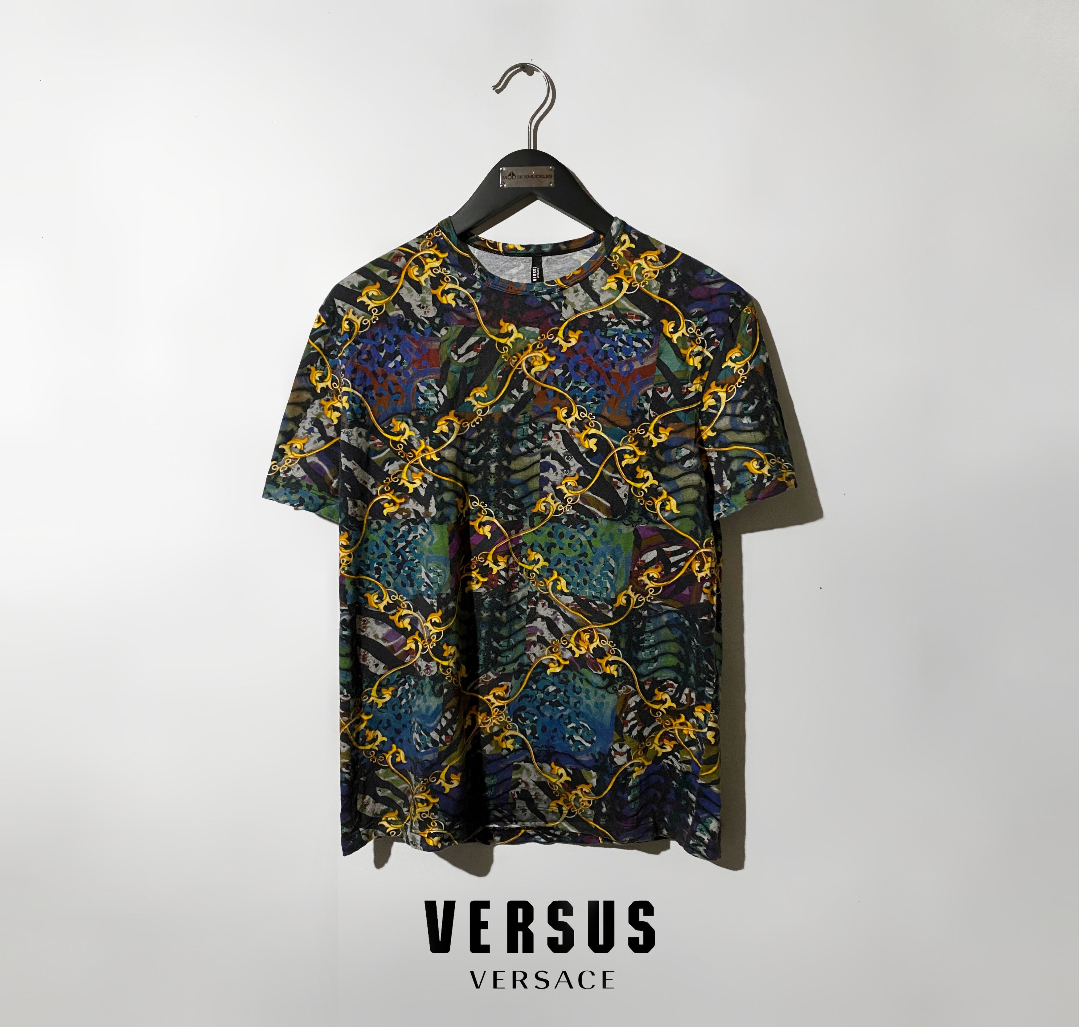 Versace × Versace Jeans Couture VERSACE Versus - Rainbow pattern T-shirt Size US M / EU 48-50 / 2 - 1 Thumbnail