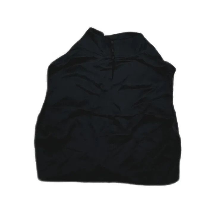 Saint Laurent Paris Saint Laurent Black Cowl Neck Sleeveless Top -2507 Size L / US 10 / IT 46 - 2 Thumbnail