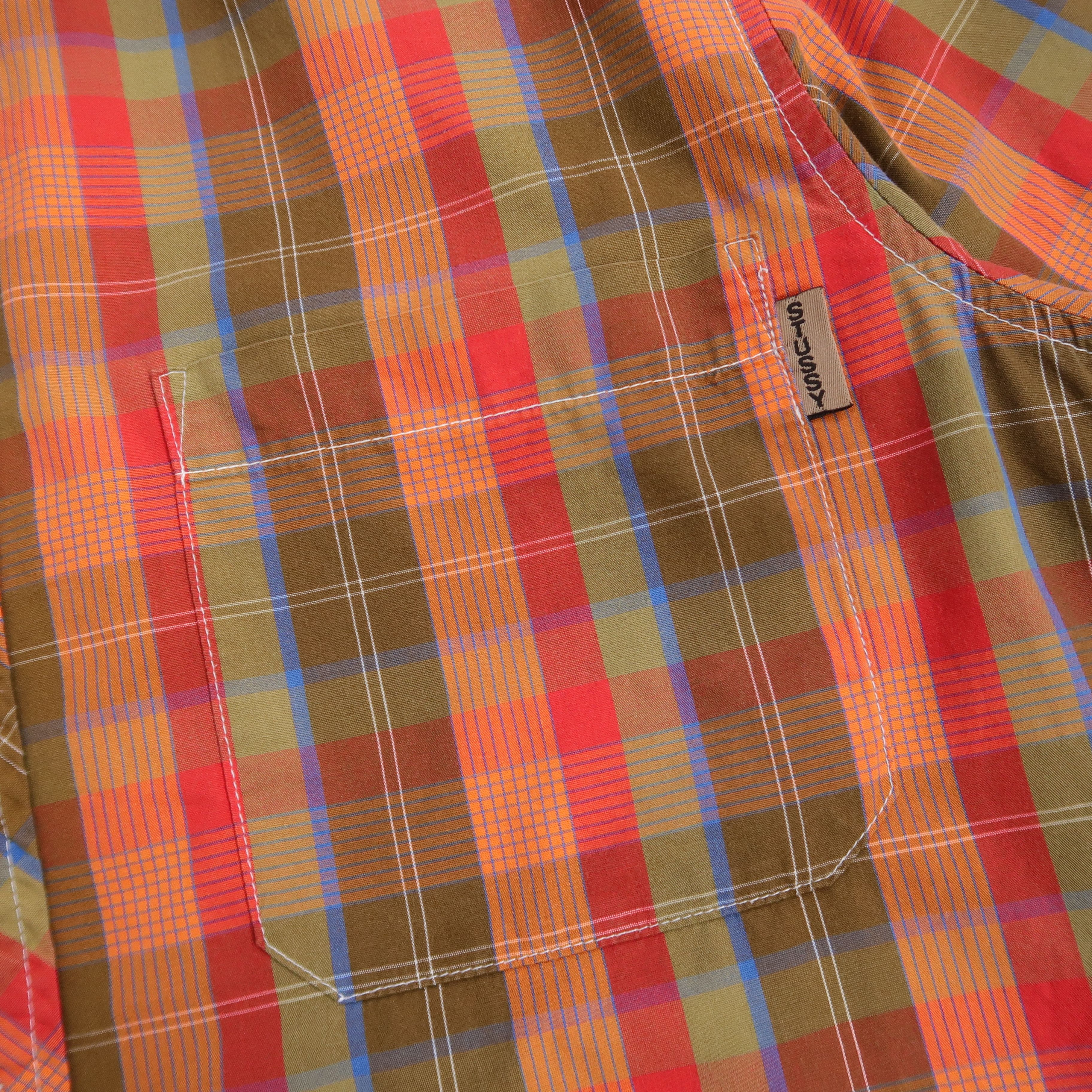 Stussy VTG 90s Old Stussy Psychedelic Check Shirt Size US M / EU 48-50 / 2 - 8 Thumbnail