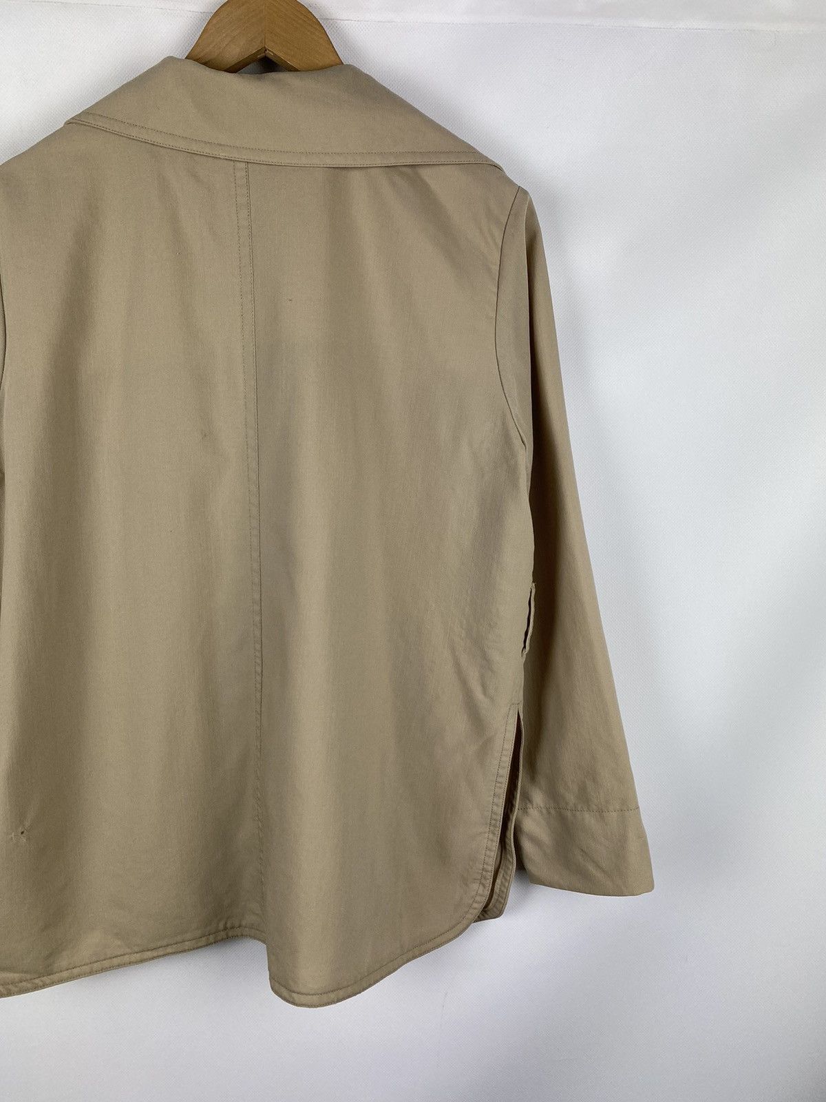 Vintage × Yves Saint Laurent Vintage Yves Saint Lauren YSL wool belted blazer jacket Size M / US 6-8 / IT 42-44 - 12 Thumbnail