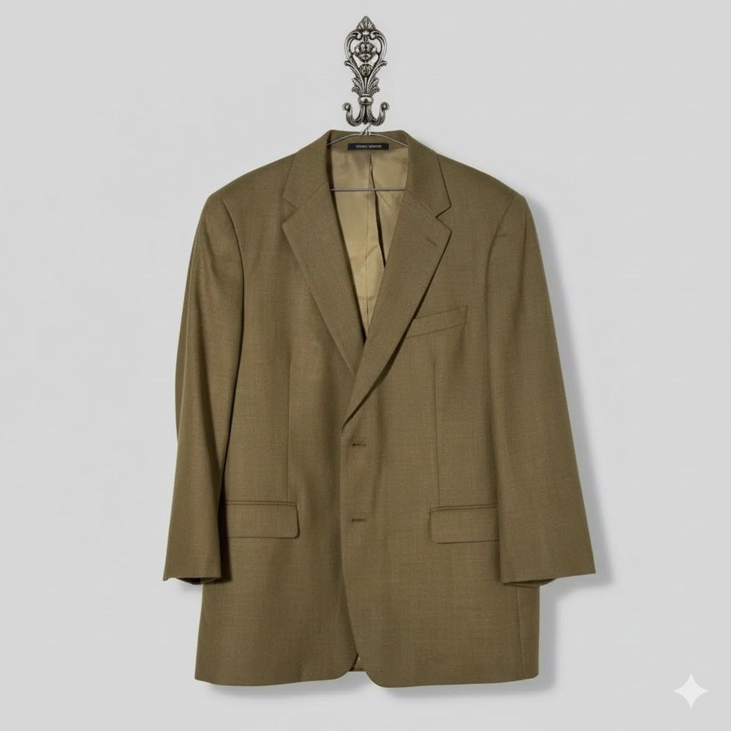 Alan Flusser Alan Flusser · 44L · Mens Sport Coat · Bermuda Breeze Brown Size US S / EU 44-46 / 1 - 1 Thumbnail