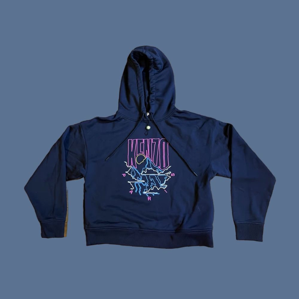 Kenzo KENZO Paris Mountain Crop Hoodie Women’s M Black Size M / US 6-8 / IT 42-44 - 1 Thumbnail