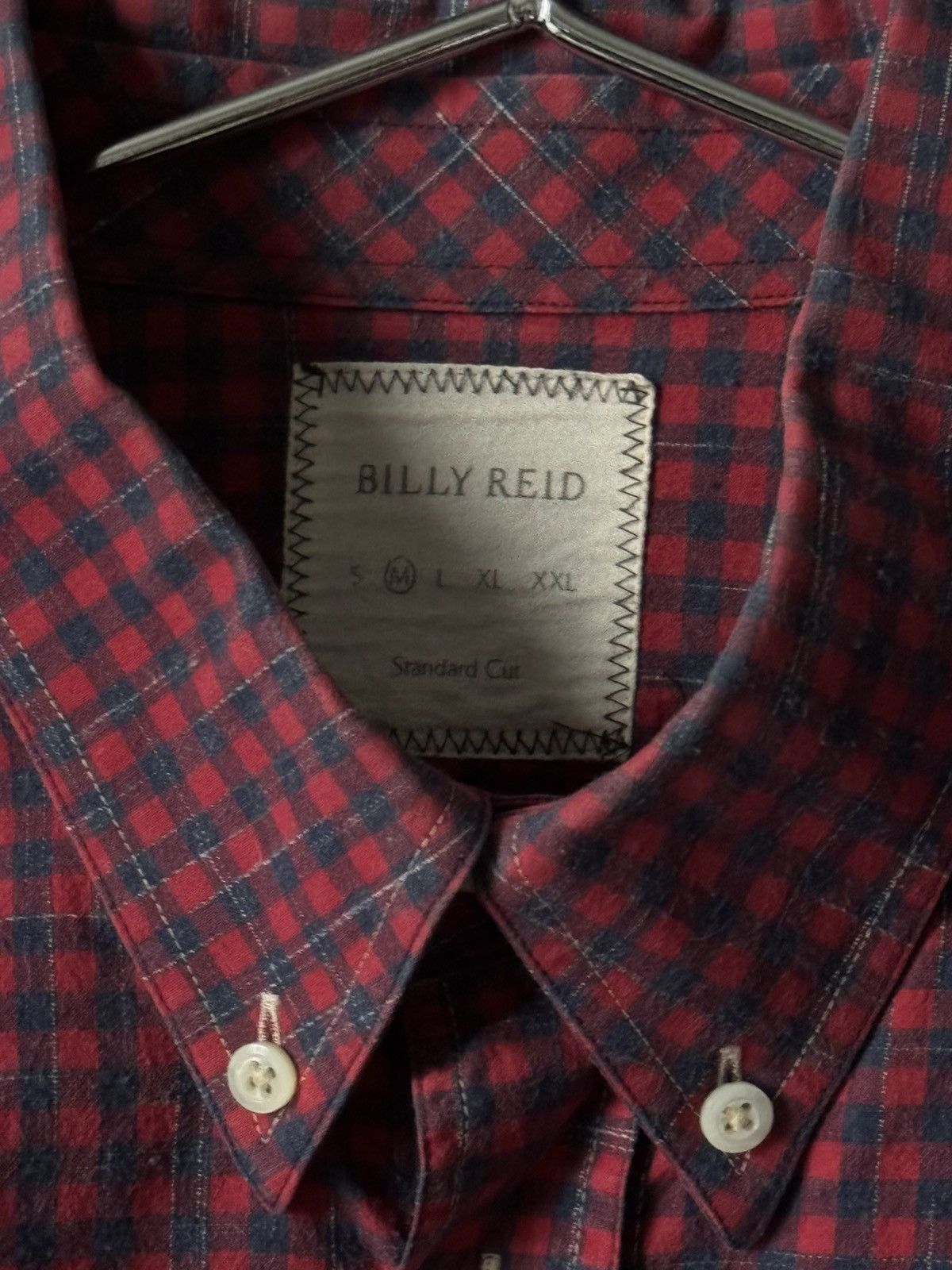 Billy Reid Billy Reid Tuscumbia Small Checkered Cotton Button-Up Size US M / EU 48-50 / 2 - 2 Thumbnail