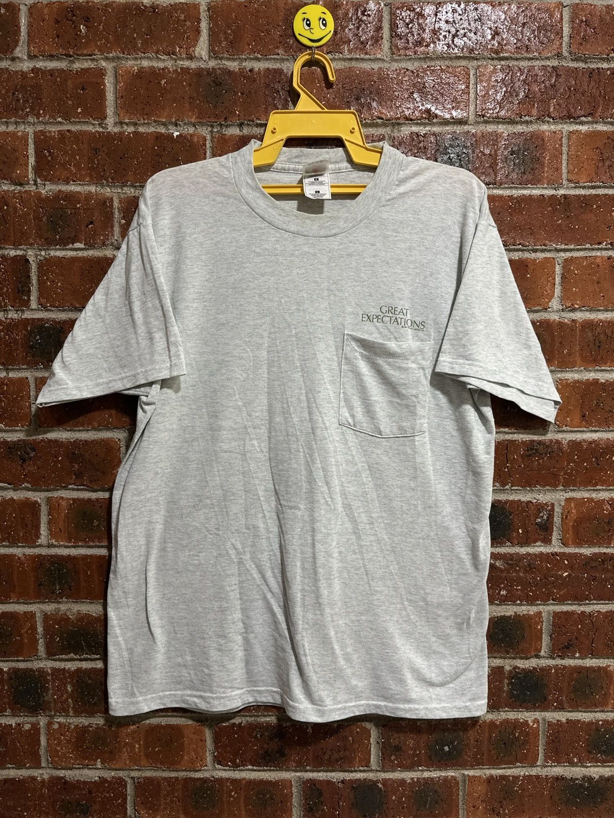 Fruit Of The Loom × Vintage Vintage Great Expactatios Pocket Tee Size US L / EU 52-54 / 3 - 1 Thumbnail