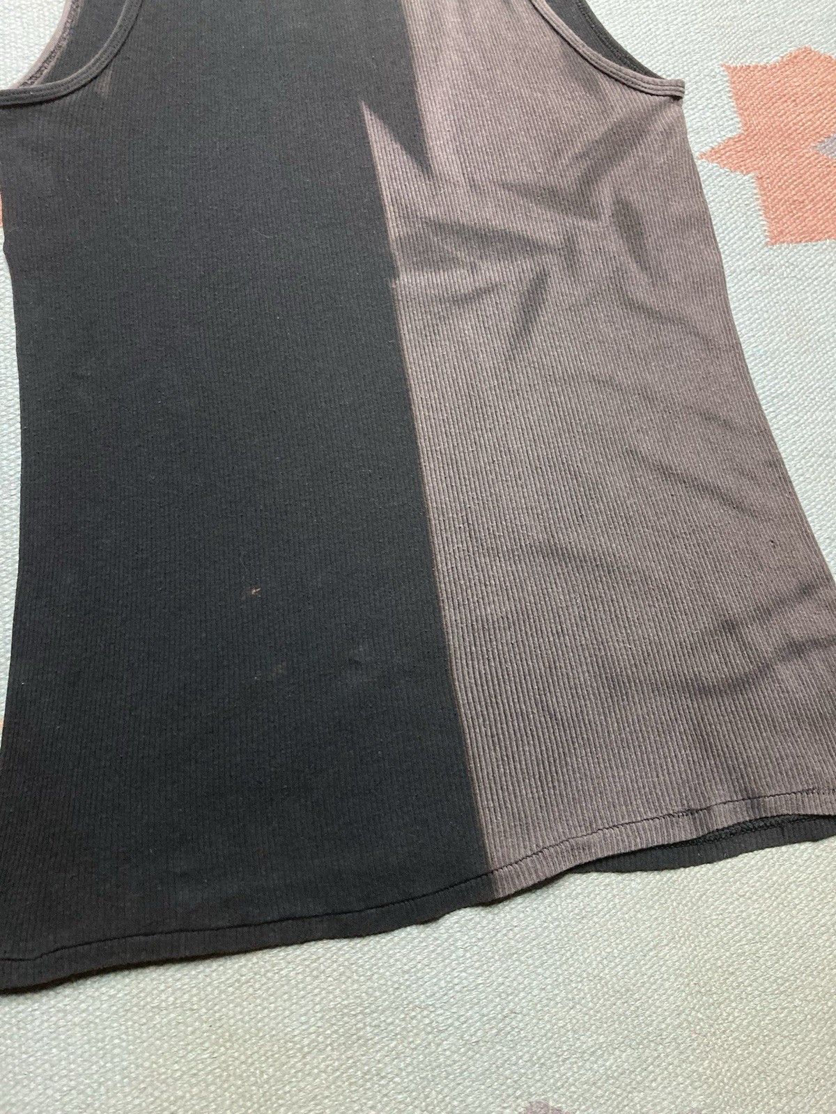Fruit Of The Loom Fruit loom ribbed tank top shirt faded black goth grunge XL Size US XL / EU 56 / 4 - 7 Thumbnail