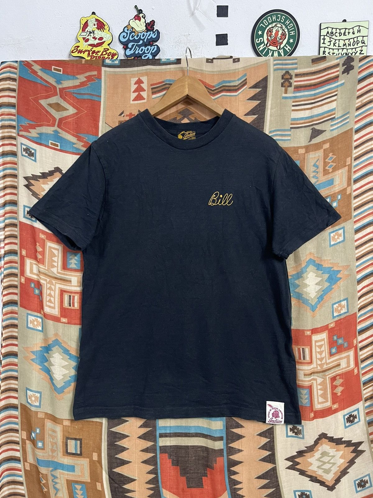 Indian Motorcycle × Native × Toyo Enterprises Rare Indian Motorcycle T shirt M Native Beading Embroidery Size US M / EU 48-50 / 2 - 2 Thumbnail