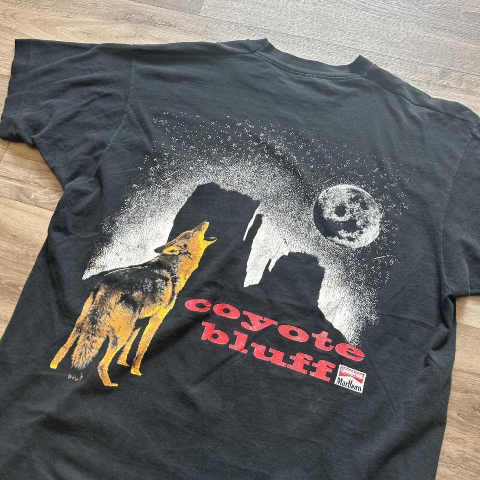 Marlboro Marlboro Men's Black Tshirt Size US XL / EU 56 / 4 - 2 Thumbnail