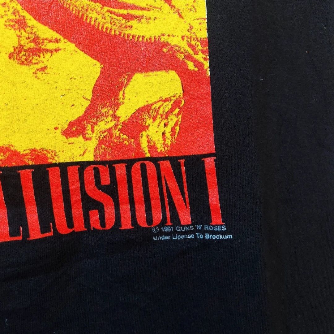 Band Tees Vintage 90's Guns N Roses Use Your Illusion Tour 1991-1992 Size US L / EU 52-54 / 3 - 6 Thumbnail