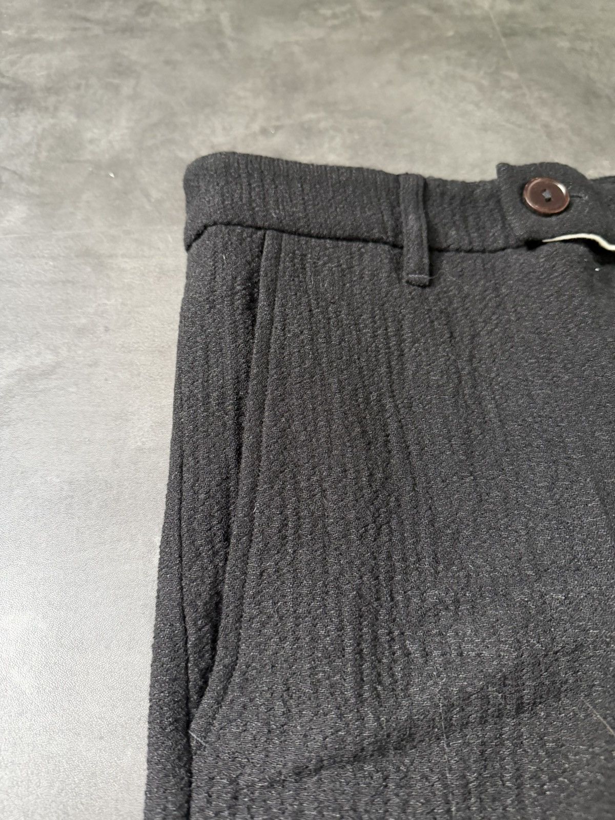 Rick Owens F/W 11 "LIMO" Textured Mohair & Wool Trousers Rick Owens Size US 34 / EU 50 - 3 Thumbnail