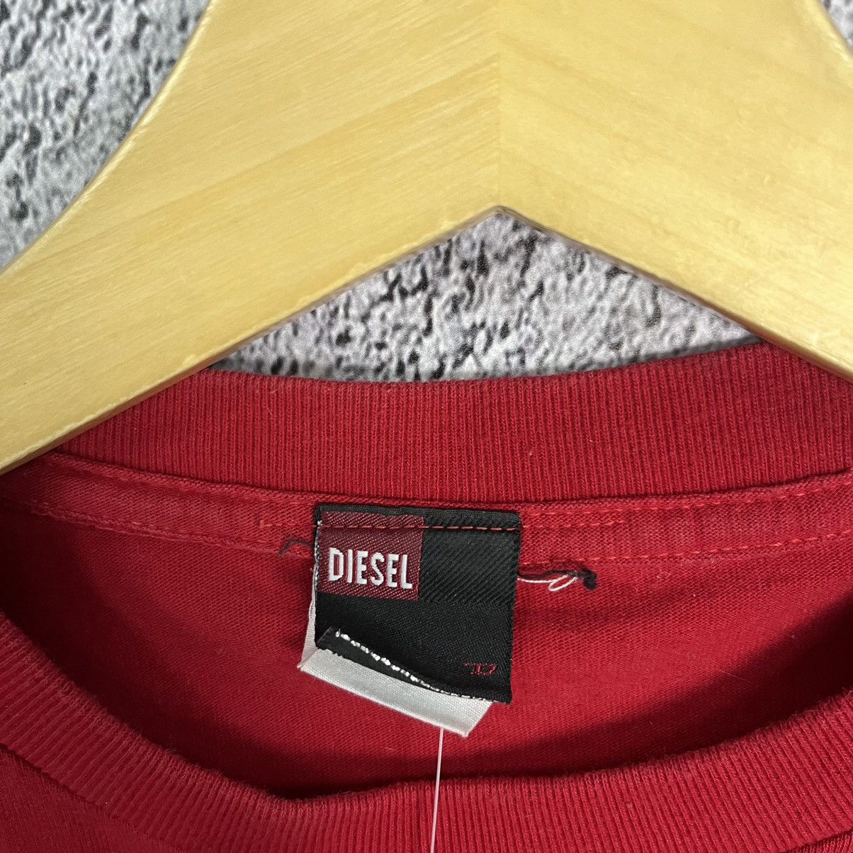 Diesel × Vintage 👹 VINTAGE 👹 Diesel Tribal Dragon Printed D big logo Red Tee Size M / US 6-8 / IT 42-44 - 6 Thumbnail