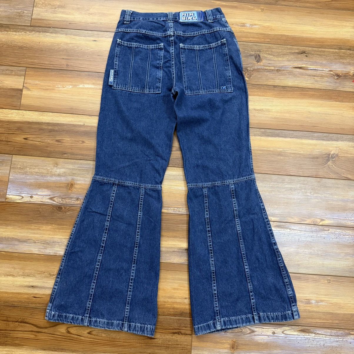 Other Vintage Kikwear Kikgirl Flare Bootcut Skate Denim Jeans Size 26" / US 2 / IT 38 - 1 Thumbnail