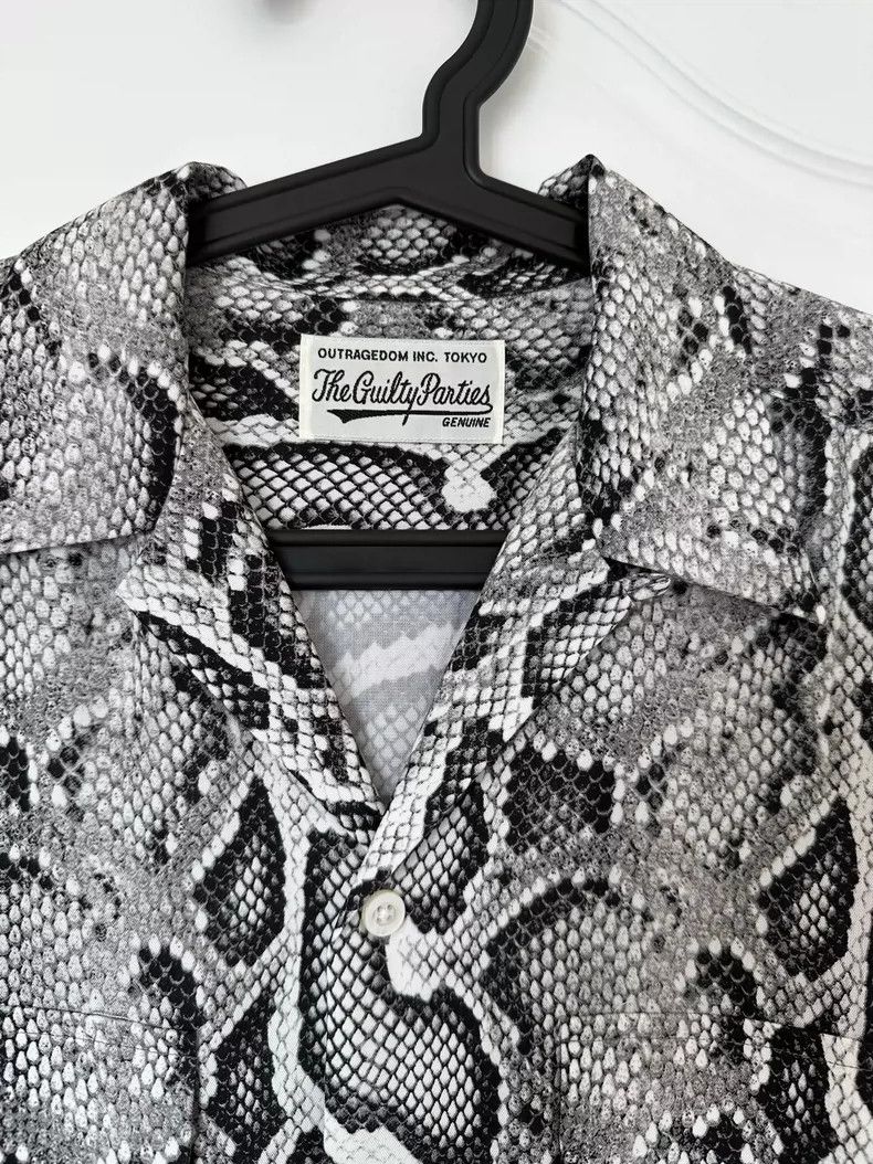 Wacko Maria Wacko maria Snake Print Shirt Long Sleeve Jacket Japanese Size US M / EU 48-50 / 2 - 3 Thumbnail