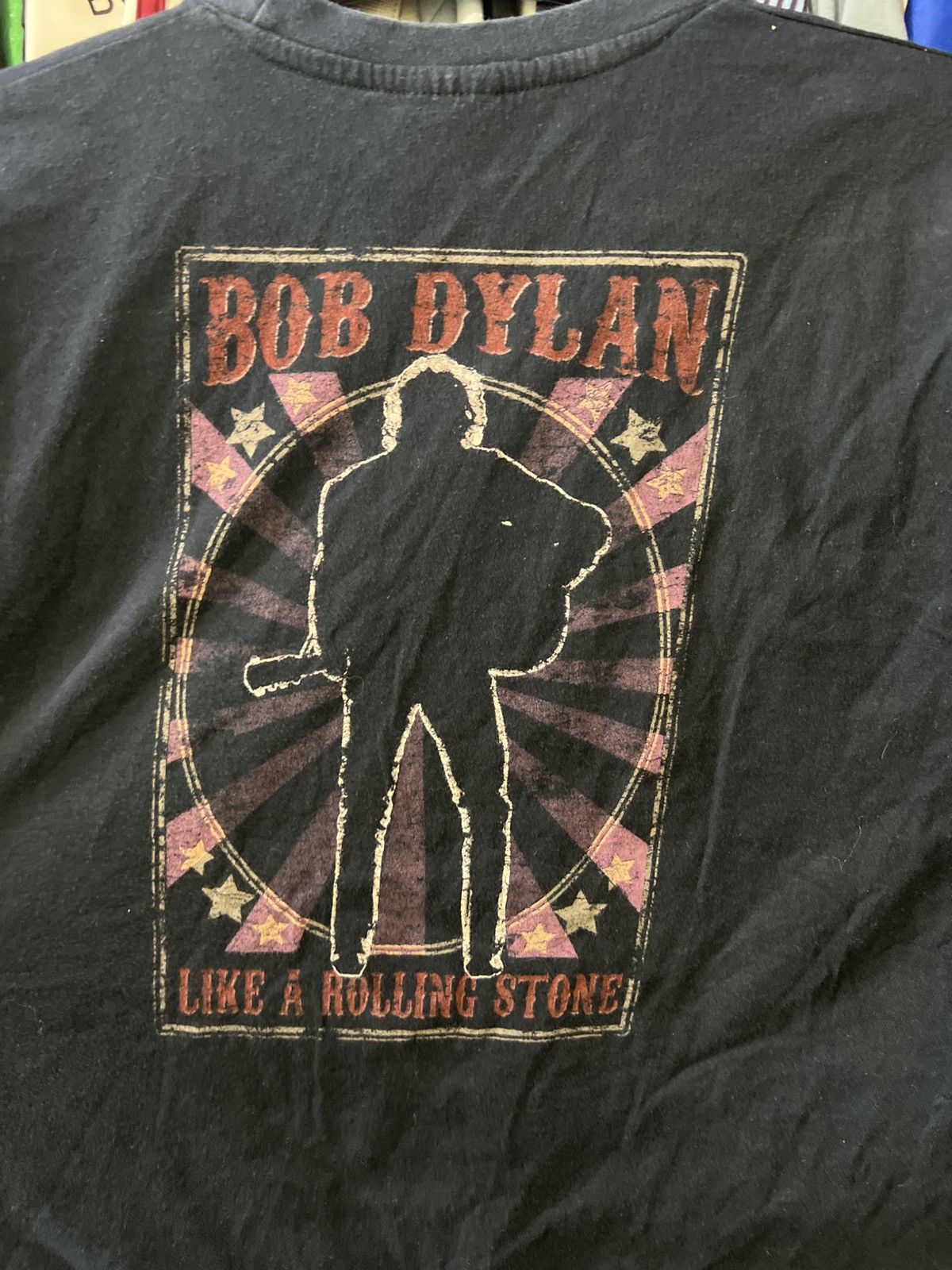 Band Tees VINTAGE BOB DYLAN LIKE A ROLLING STONE SONG ALBUM TOUR TEE Size US S / EU 44-46 / 1 - 3 Thumbnail