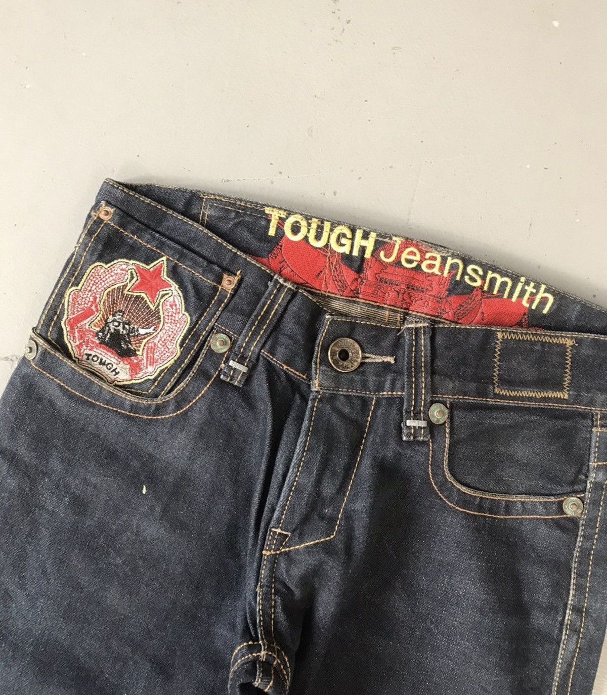 Coogi Vintage tough smith jeans embroidered denim Size US 29 - 4 Thumbnail