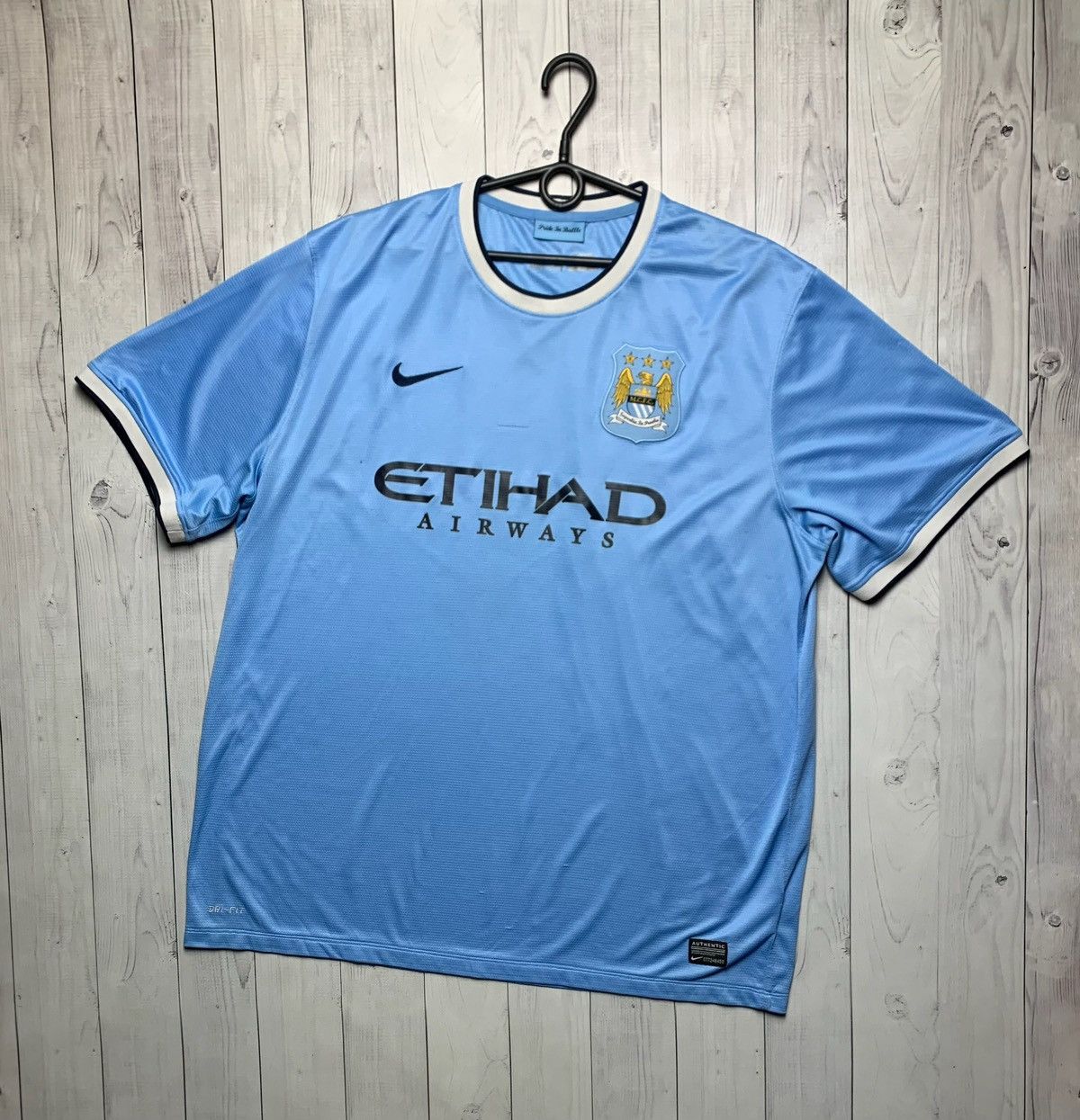 Nike × Vintage Vintage Nike Manchester City size XXL blue logo Size US XXL / EU 58 / 5 - 1 Thumbnail
