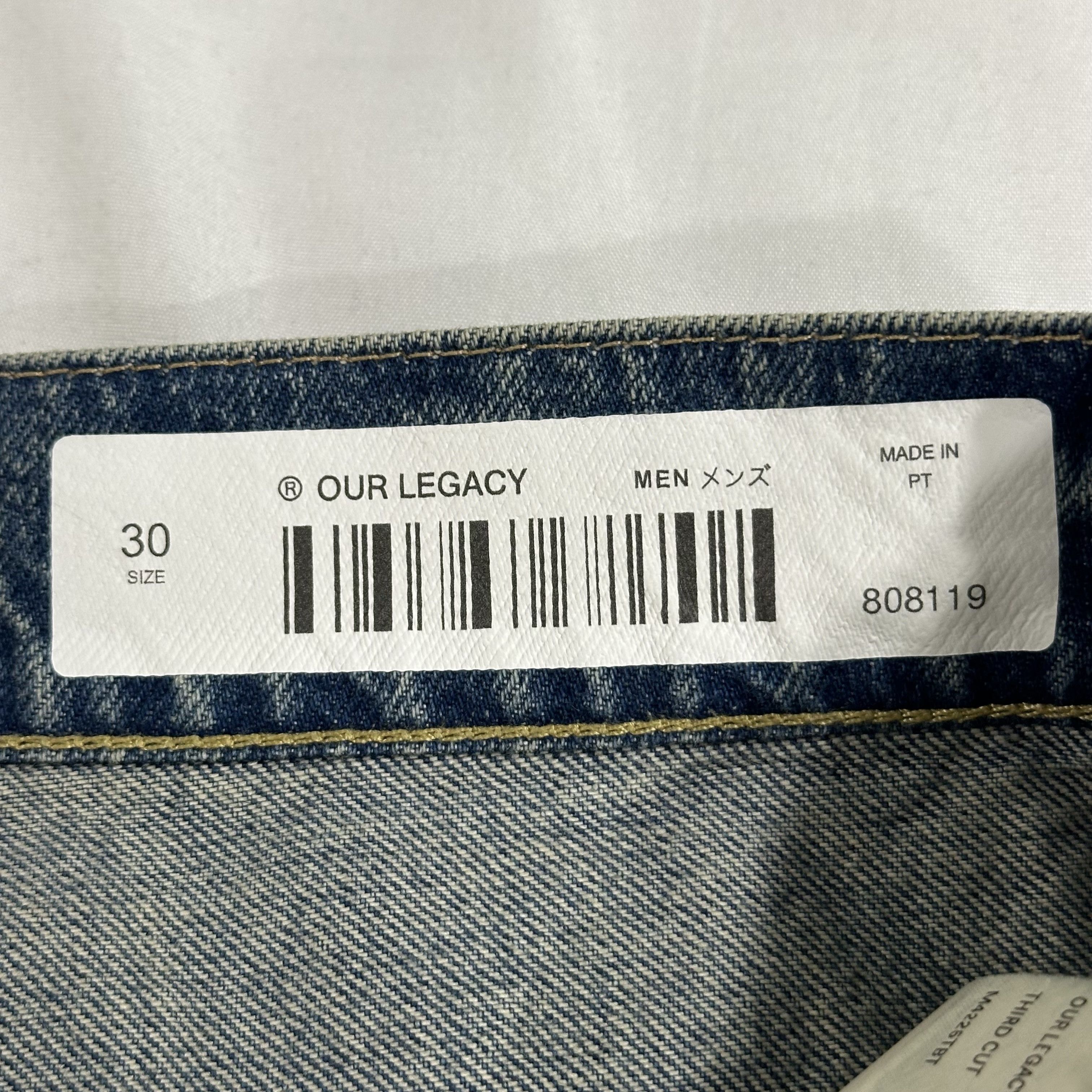 Third Cut Jeans - Blue Tech Wash Denim