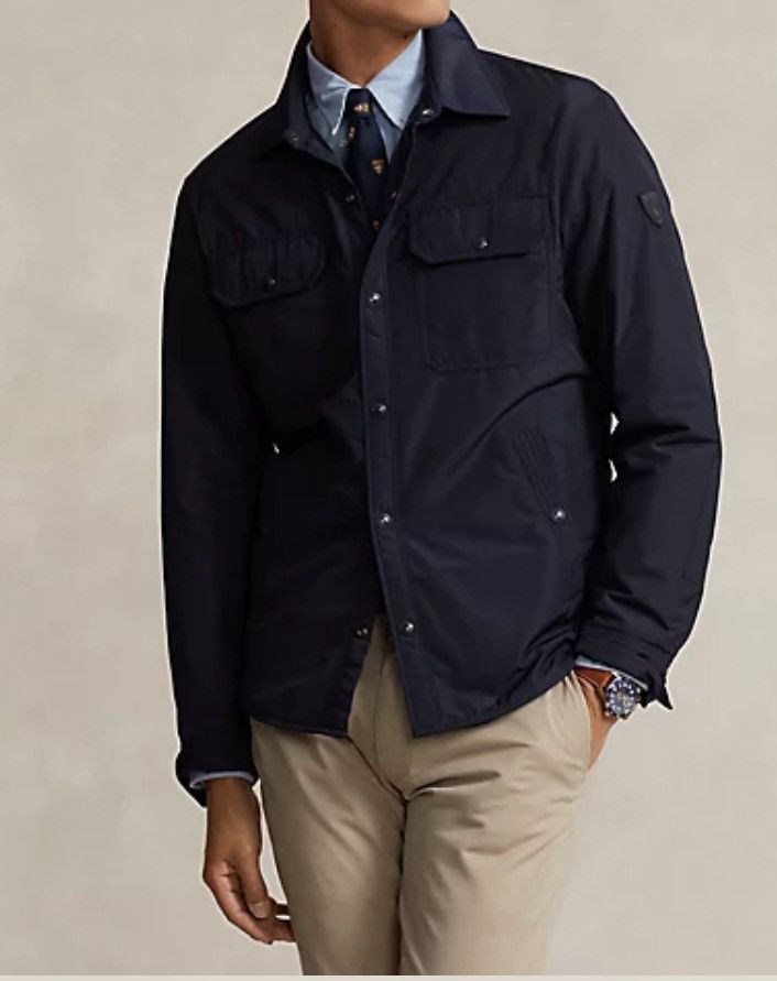 Polo Ralph Lauren CPO Shirt Water-repellent twill trucker jacket Size L Size US L / EU 52-54 / 3 - 3 Thumbnail
