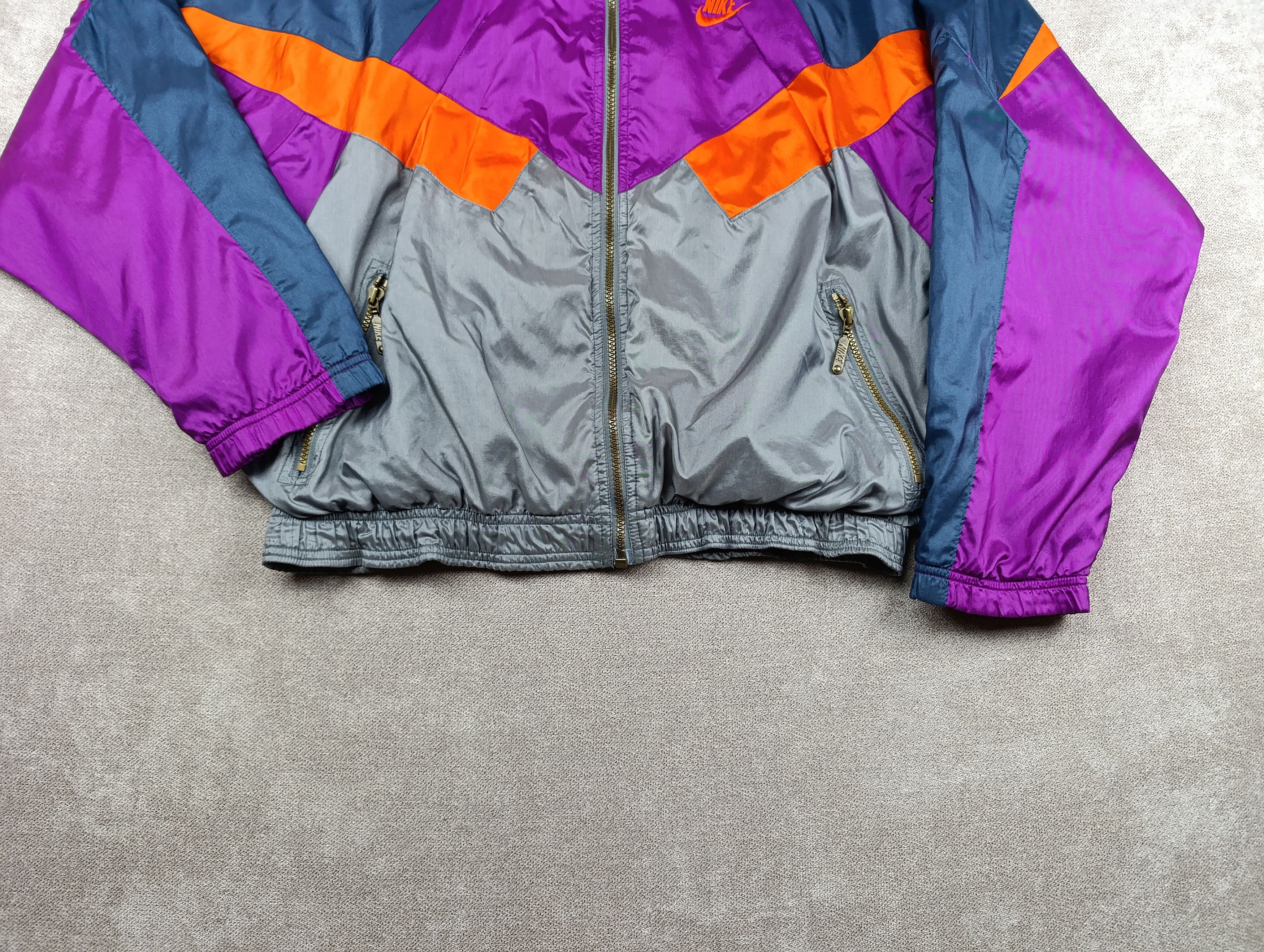 Nike Nike Premier 90s Nylon Jacket Vintage Colourful Windbreaker Size US S / EU 44-46 / 1 - 3 Thumbnail