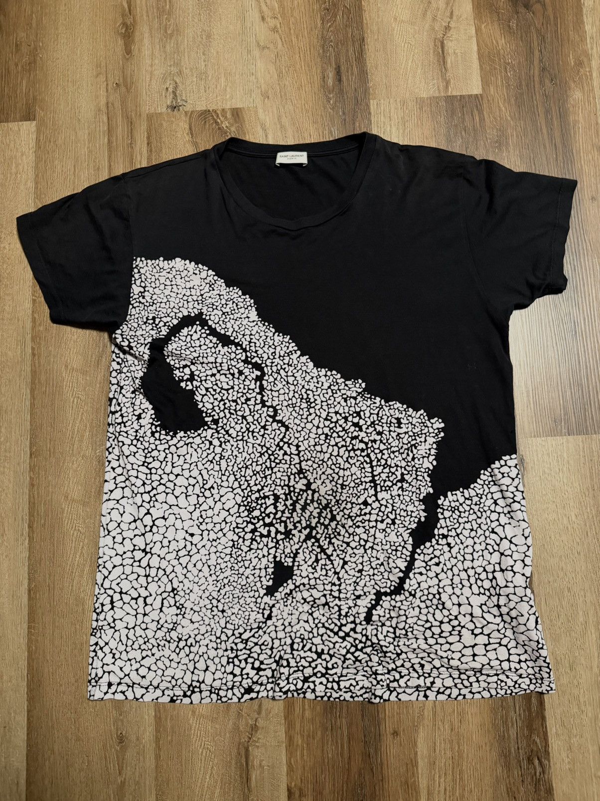 Hedi Slimane × Saint Laurent Paris AW14 Sun Faded 'Vintage' Tee