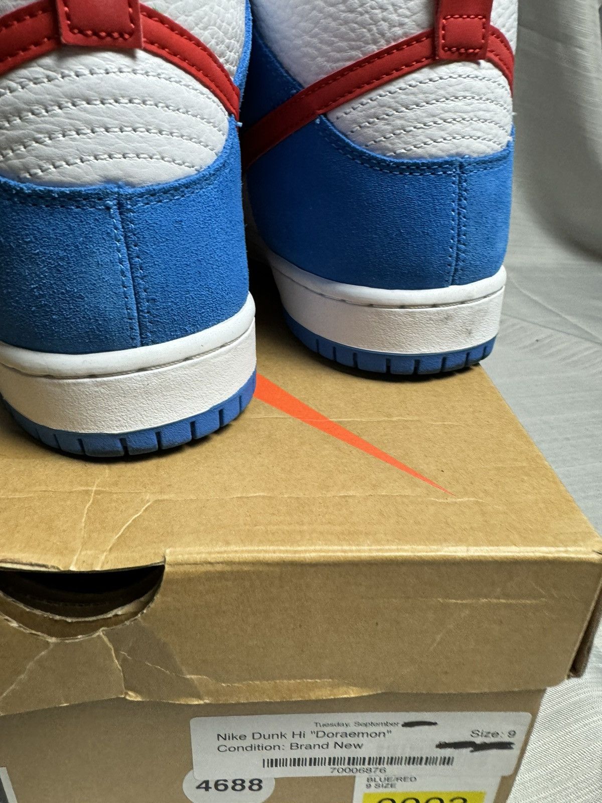 Nike Nike SB Dunk Hi “Doraemon” 2020 Size US 9 / EU 42 - 7 Thumbnail