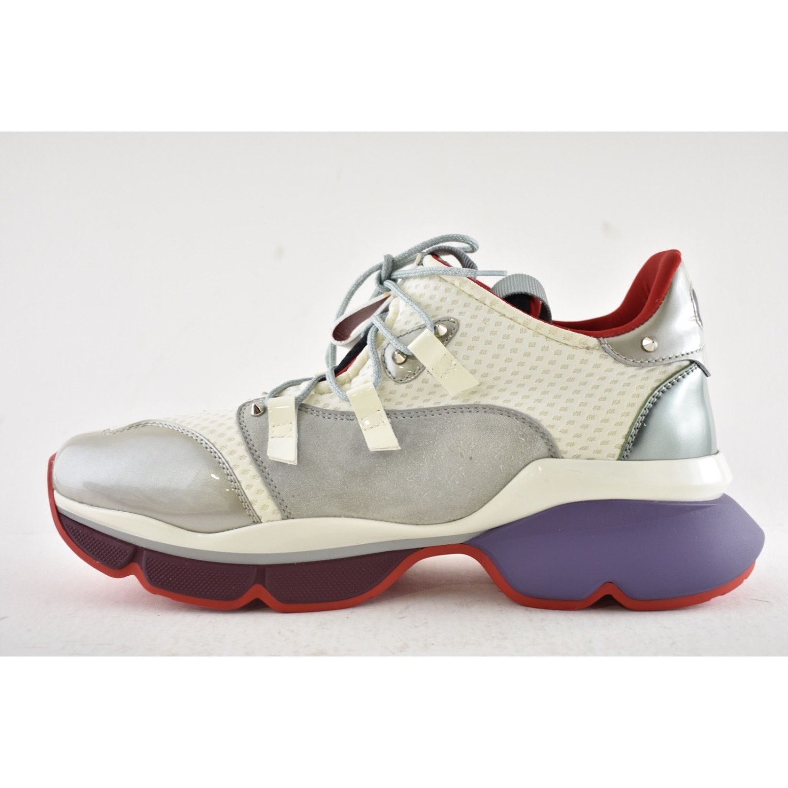 Christian Louboutin Christian Louboutin Mens Red-Runner Flat White Low Top Size US 8 / EU 41 - 7 Thumbnail