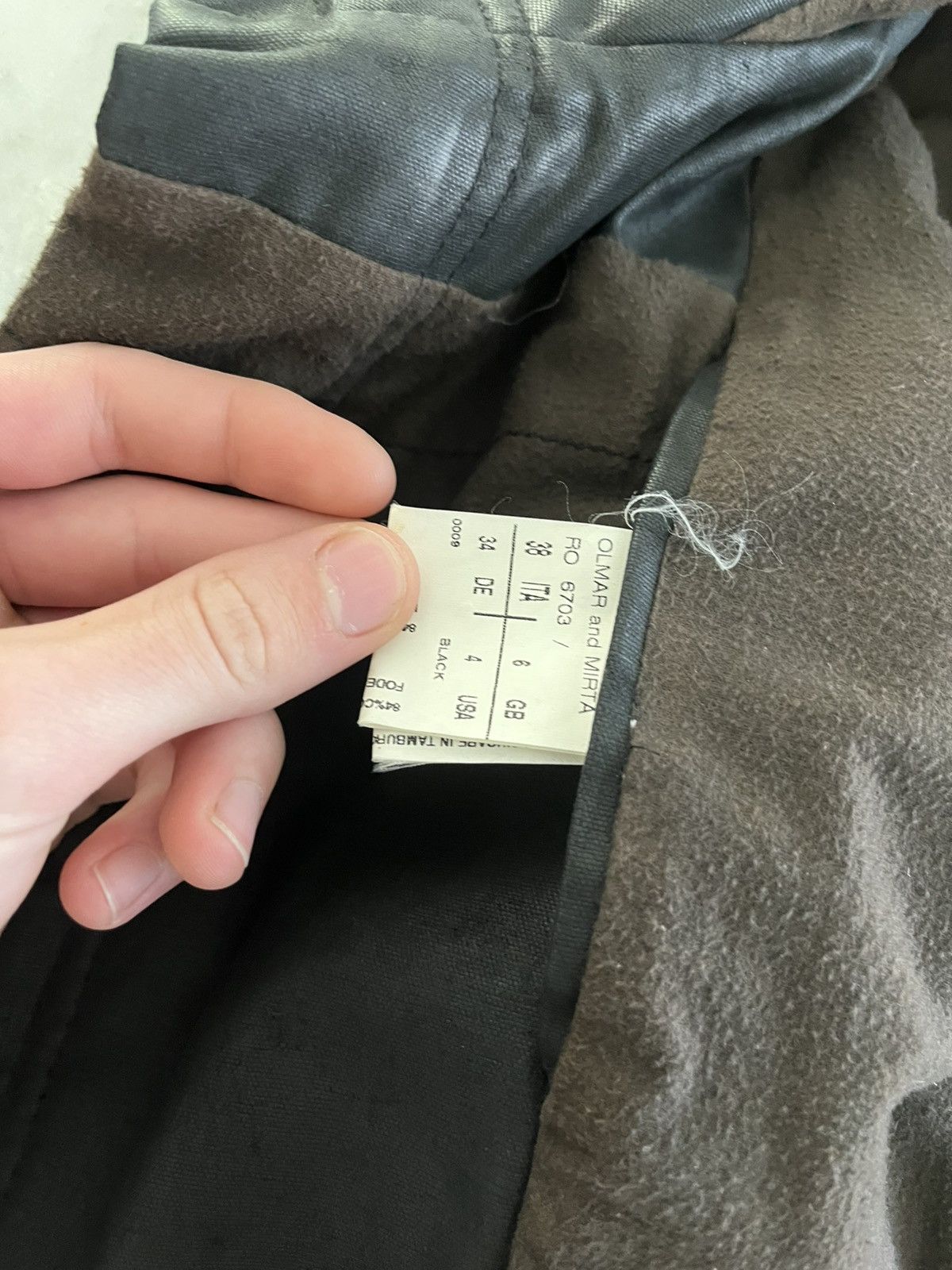 Rick Owens Rick Owen’s AW03 “Pill” Jacket Size US XS / EU 42 / 0 - 3 Thumbnail