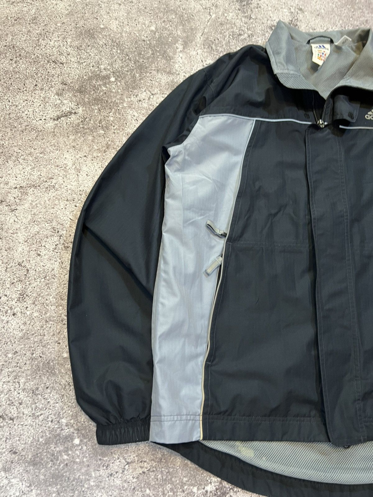 Adidas Vintage Adidas equipment Track jacket Nylon Drill Y2K Size US S / EU 44-46 / 1 - 5 Thumbnail