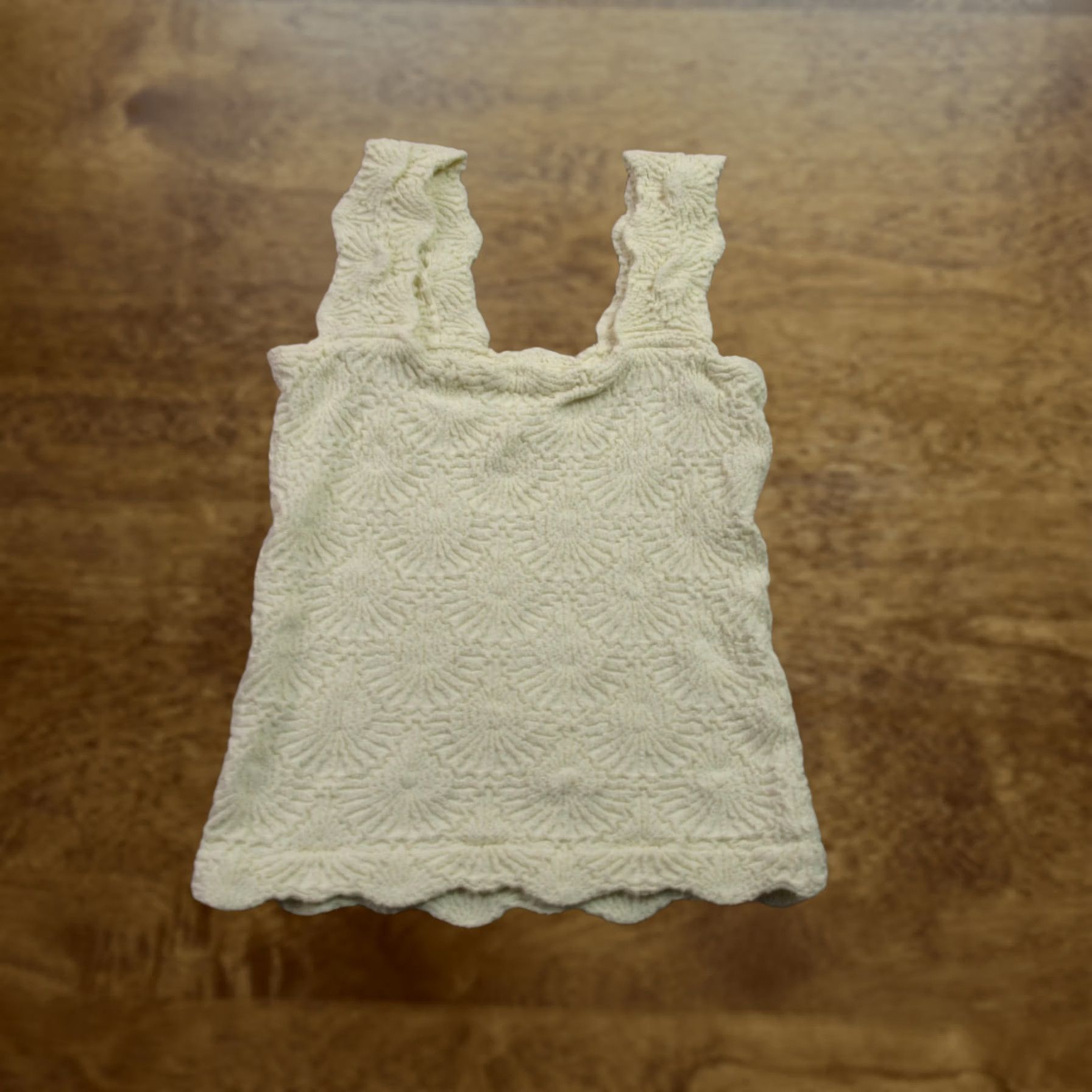 Vintage Womens Tank Top XS Sleeveless Pullover Shirt Lightweight Yellow Casual Shirt Blank Size XS / US 0-2 / IT 36-38 - 1 Thumbnail