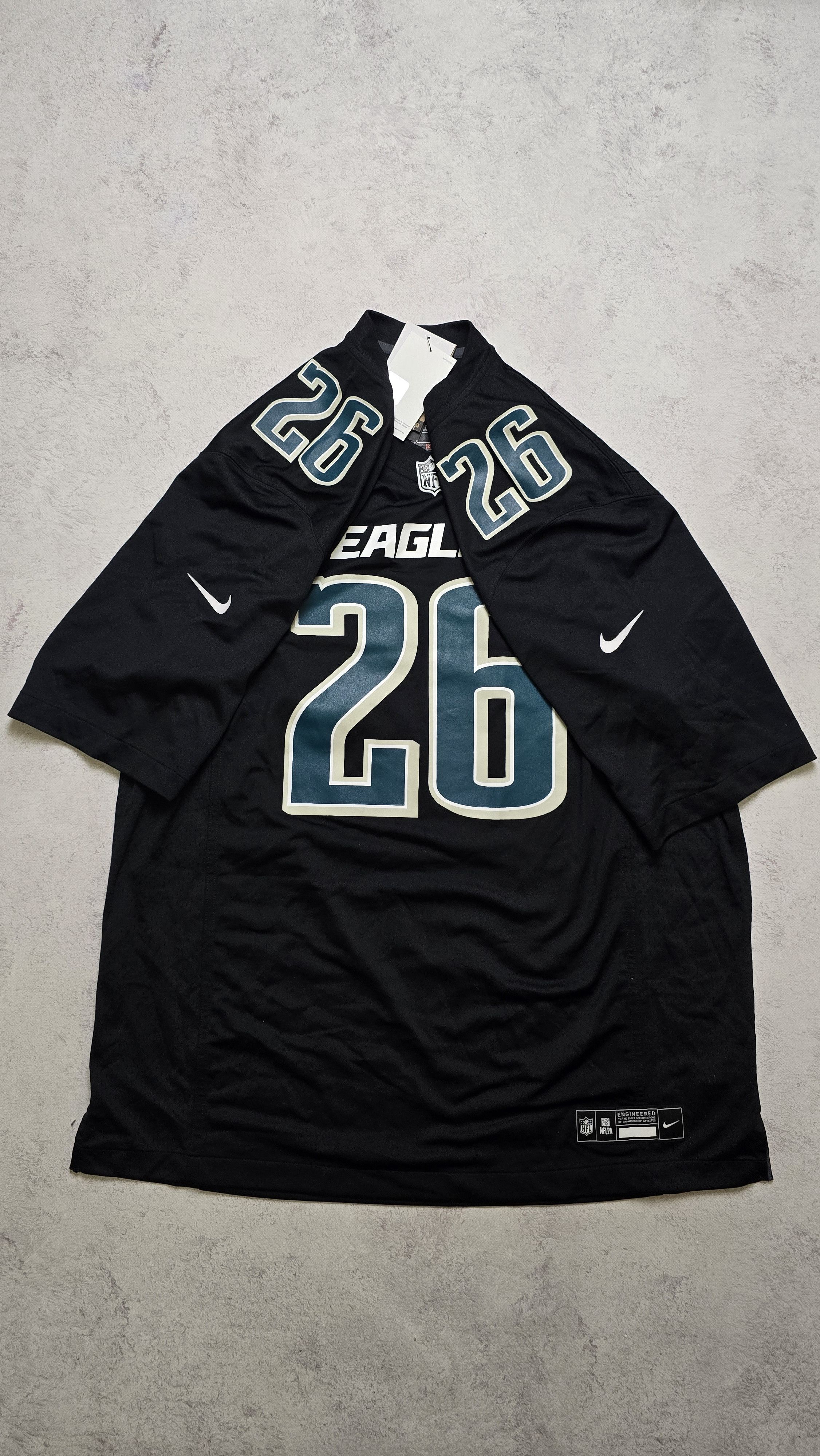 Nike Saquon Barkley Philadelphia Eagles NFL Game Fashion Jersey Size US XL / EU 56 / 4 - 2 Thumbnail