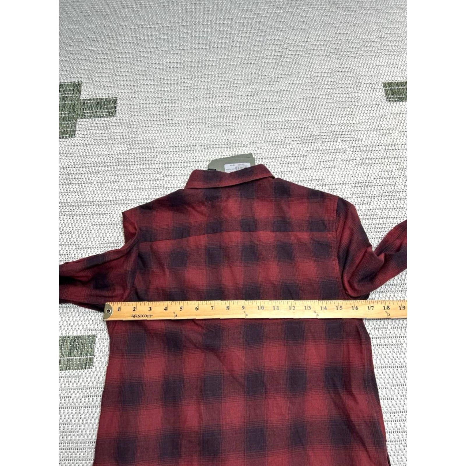 Allsaints AllSaints Kayla Shirt Dress Women 2 Red Check Cotton Button Up Shirttail Hem New Shirt Dress Women 2 Red Check Cotton Button Up Shirttail Hem New Size XS / US 0-2 / IT 36-38 - 5 Thumbnail