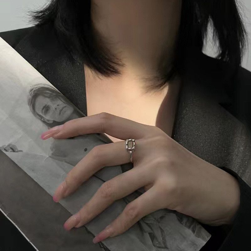 Jewelry Dark Jewelry Rings Open Size Chrome Ring (Size 7-13) Size ONE SIZE - 6 Thumbnail