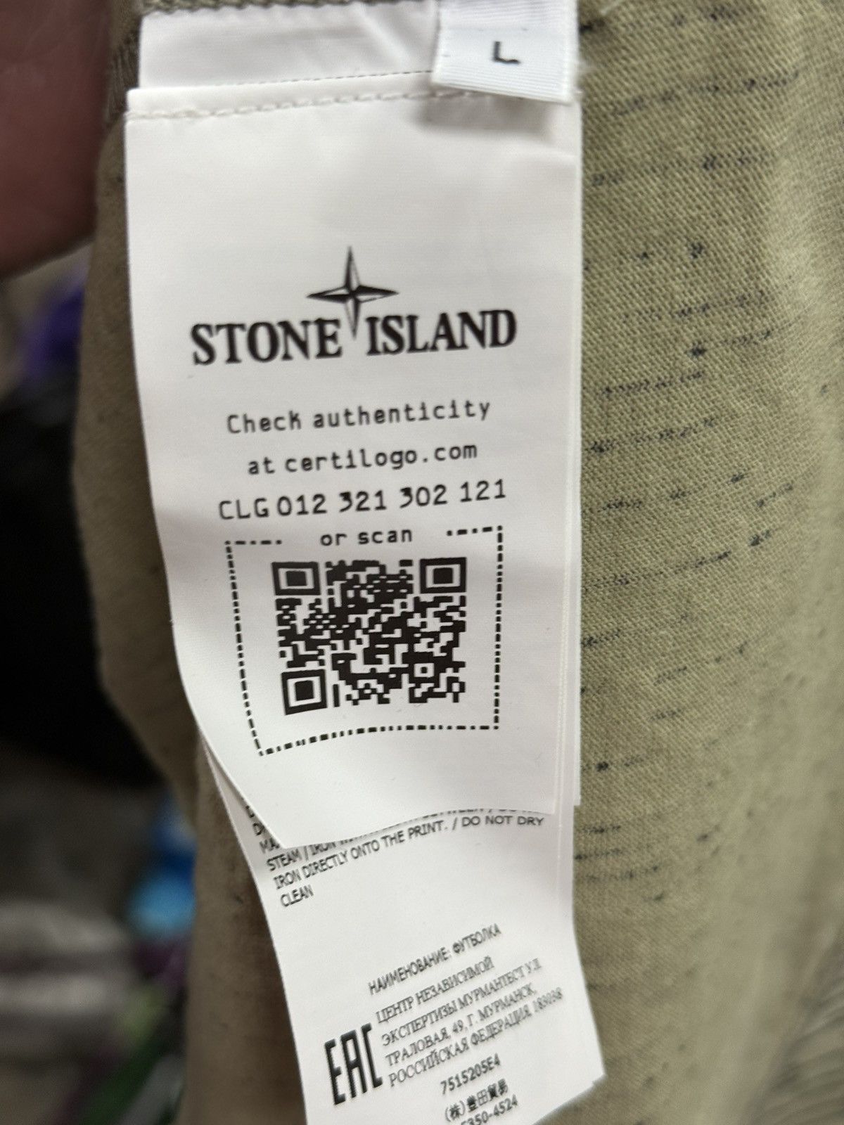 Stone Island Stone Island AW22 Rain Camo Long Sleeve Tee Size US L / EU 52-54 / 3 - 6 Thumbnail