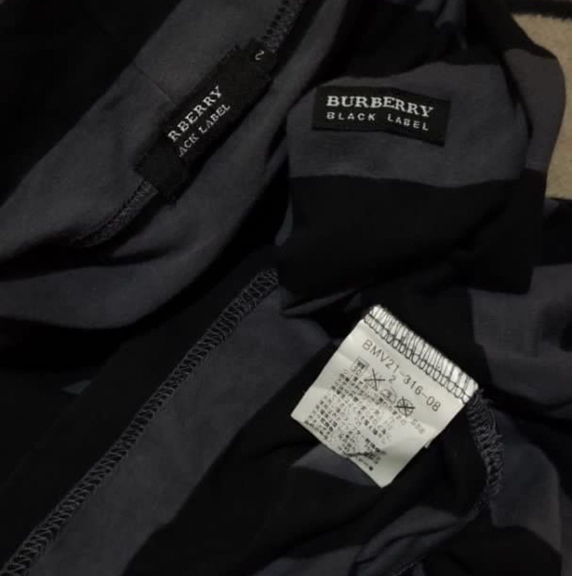 Burberry × Burberry Prorsum Vintage Burberry Black Label Striped Turtleneck Knitwear Size US M / EU 48-50 / 2 - 3 Thumbnail