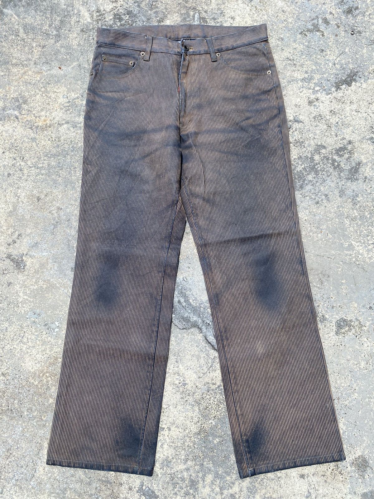 Japanese Brand ❗️SALE❗️291295 Homme Wax Hickory Pants Size US 32 / EU 48 - 1 Thumbnail