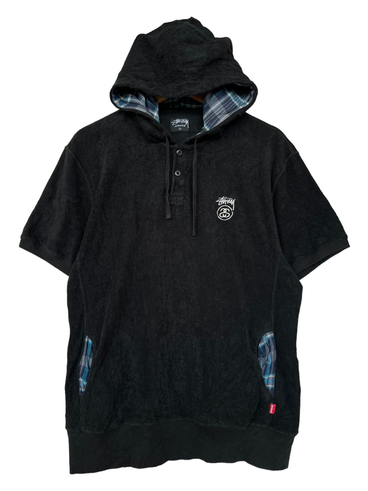 Stussy Fleece Hoodie Short Sleeve Skate
