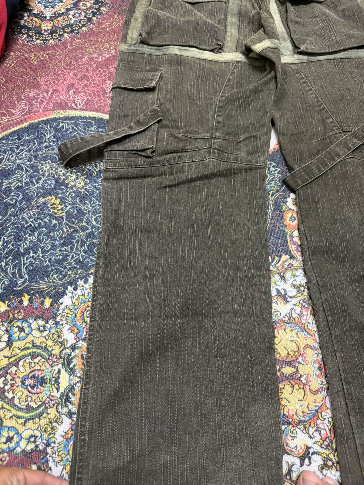 If Six Was Nine Planet Five Seditionaries Punk Cargo Pants Size US 34 / EU 50 - 10 Thumbnail