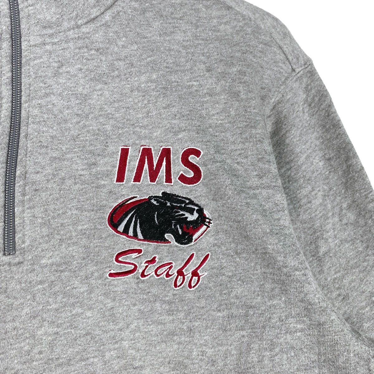 Vintage Vintage Sporttek IMS Small Embroidered Quater Zip Sweatshirt Size US XS / EU 42 / 0 - 5 Thumbnail